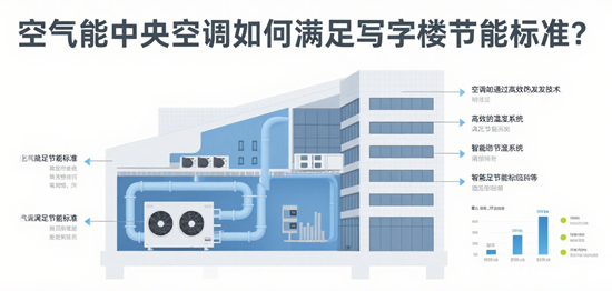 长三角商用需求：空气能中央空调如何满足写字楼节能标准？