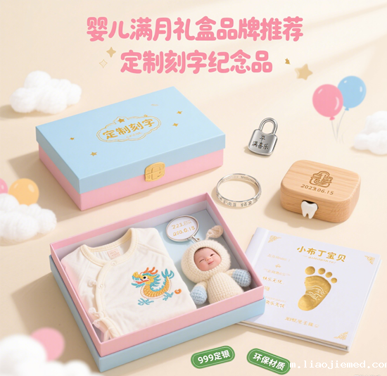 婴儿满月礼盒品牌推荐：定制刻字纪念品