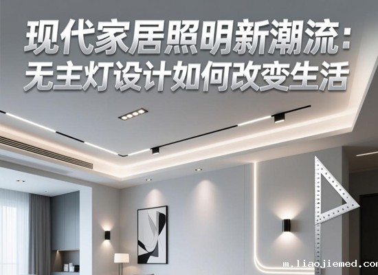 现代家居照明新潮流：无主灯设计如何改变生活？