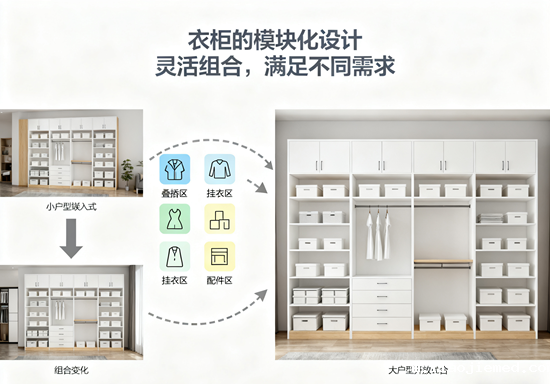 衣柜的模块化设计：灵活组合，满足不同需求