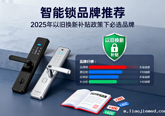 智能锁品牌推荐：2025年以旧换新补贴政策下必选品牌